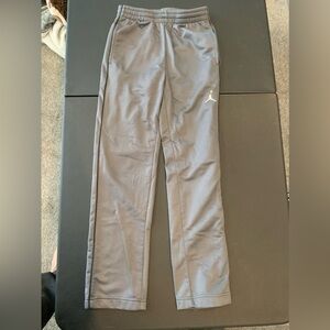 Grey Jordan Track Pants Boys Size Small 8-10 Yrs